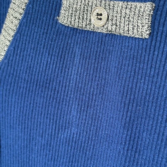 Karl Lagerfeld Blue Cardigan Sweater - Picture 5 of 5